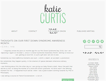 Tablet Screenshot of katiecurtis.net